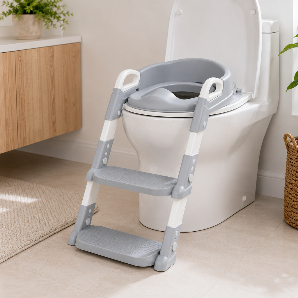 SnugleNest Adjustable Potty Training Step ladder Seat.