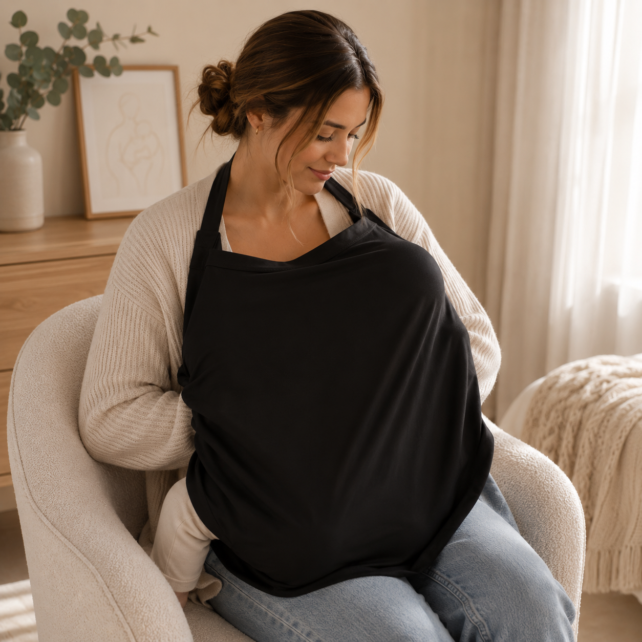 SnuggleNest 5-in-1 Maternity Nursing Cover