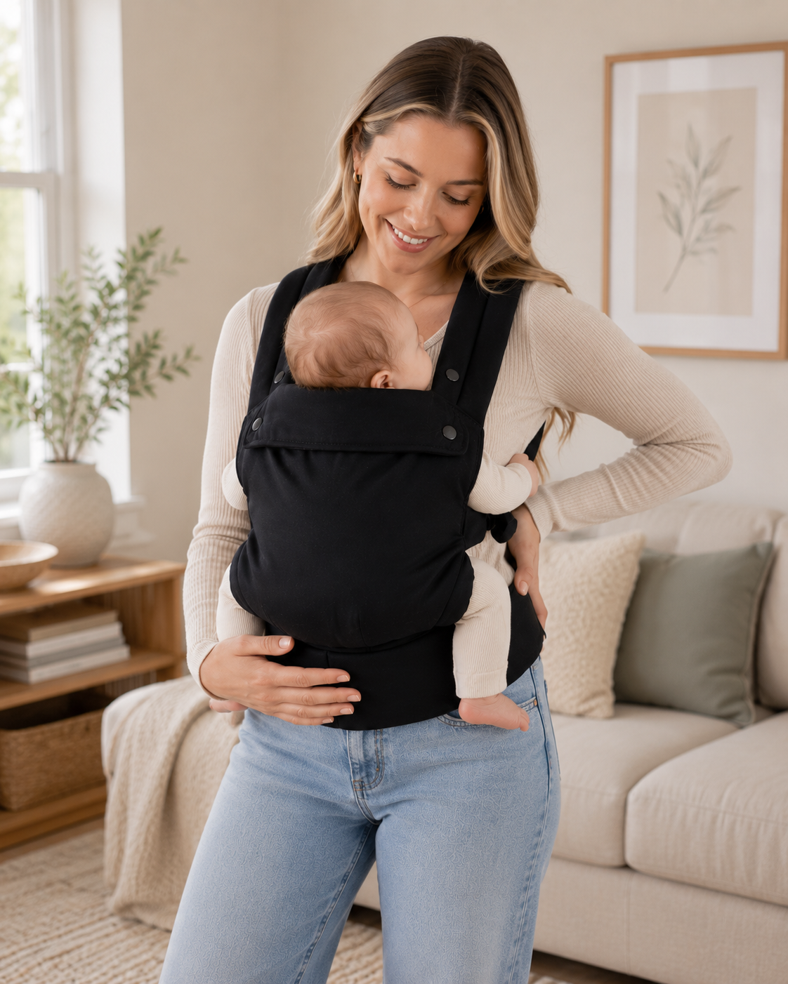SnugggleNest Ergonomic Baby Carrier