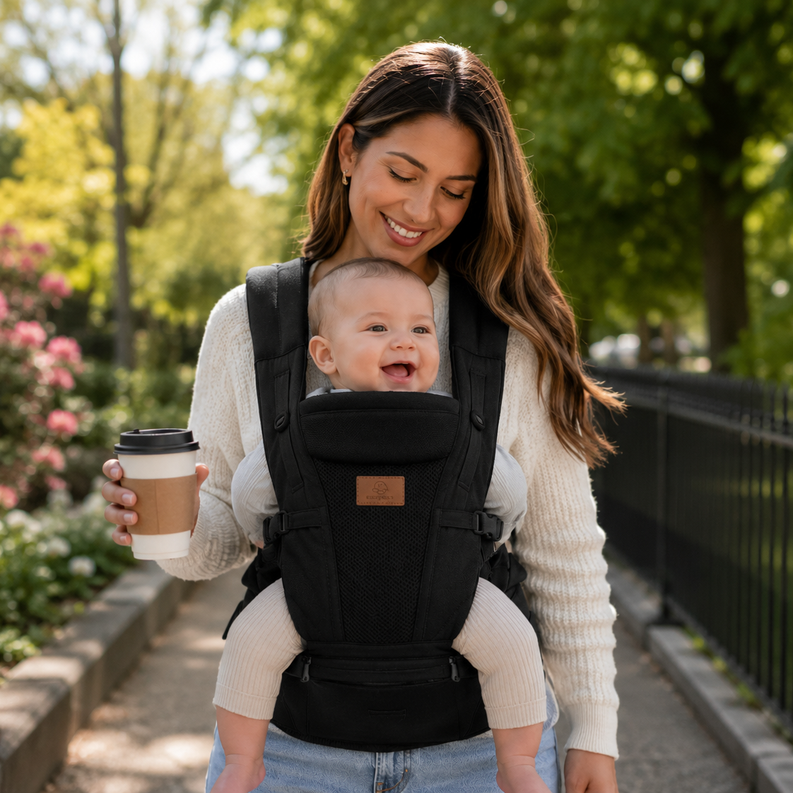 SnugggleNest Ergonomic Baby Carrier