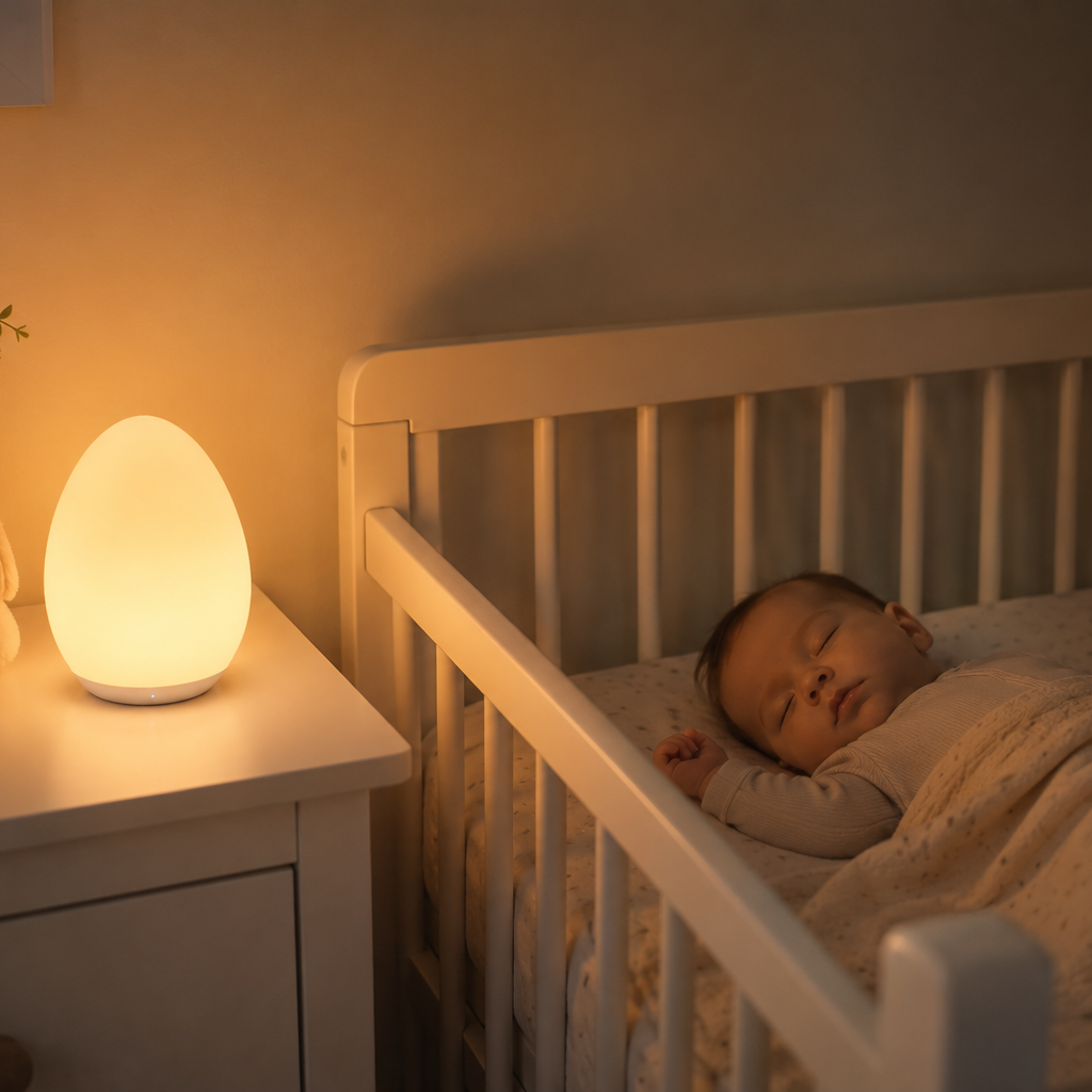 LED Infant Egg Silicone Night Light