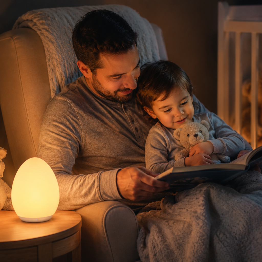 LED Infant Egg Silicone Night Light