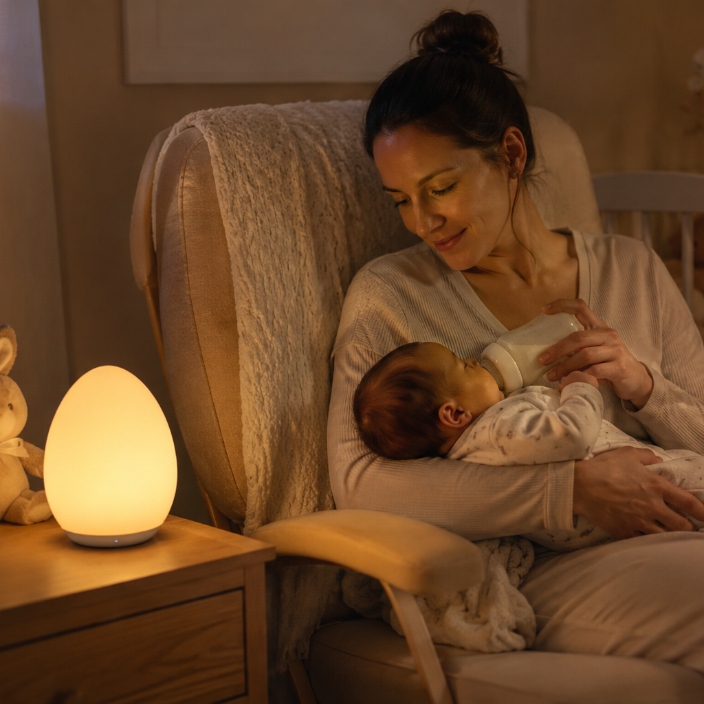 LED Infant Egg Silicone Night Light