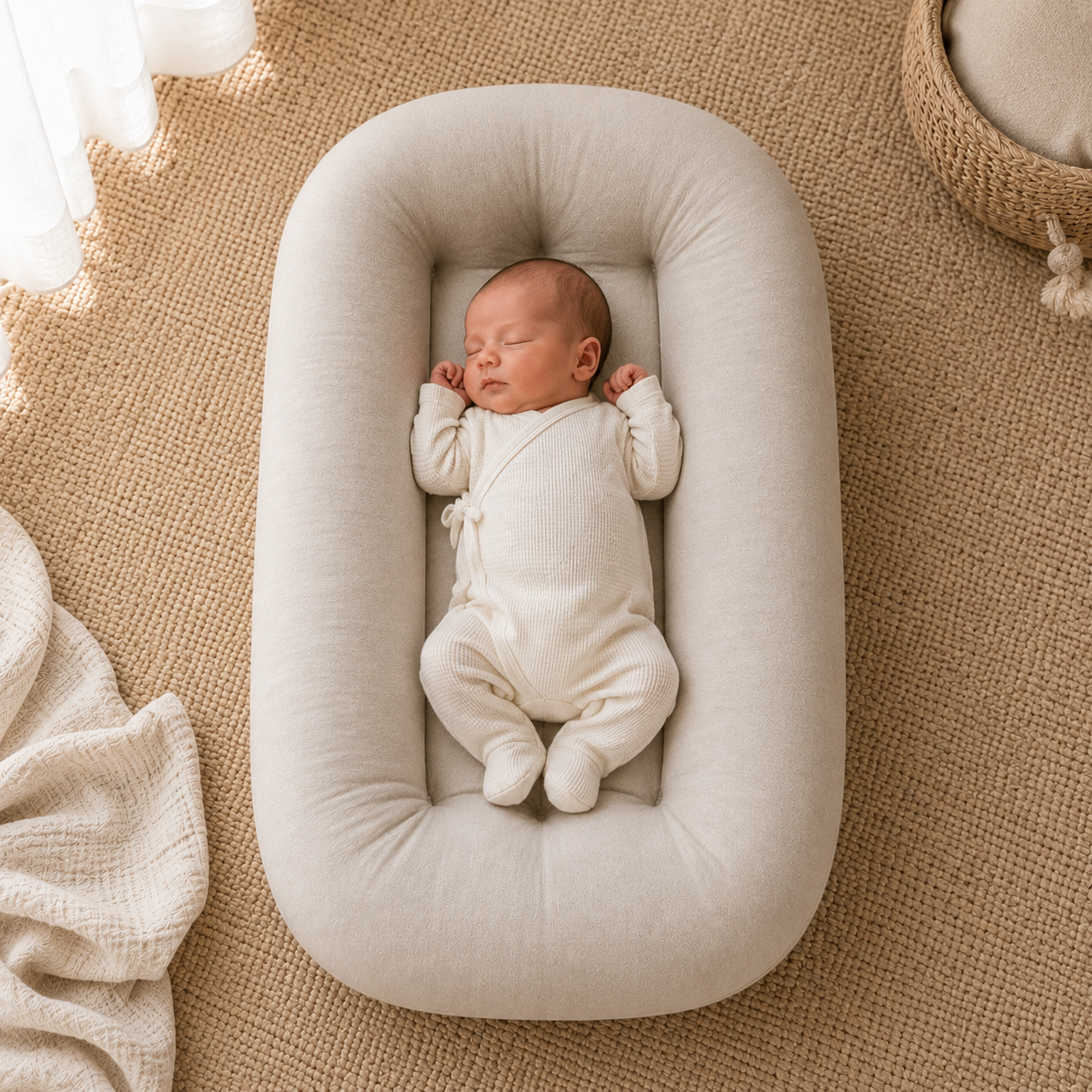 Ergonomic Infant Nest Lounger