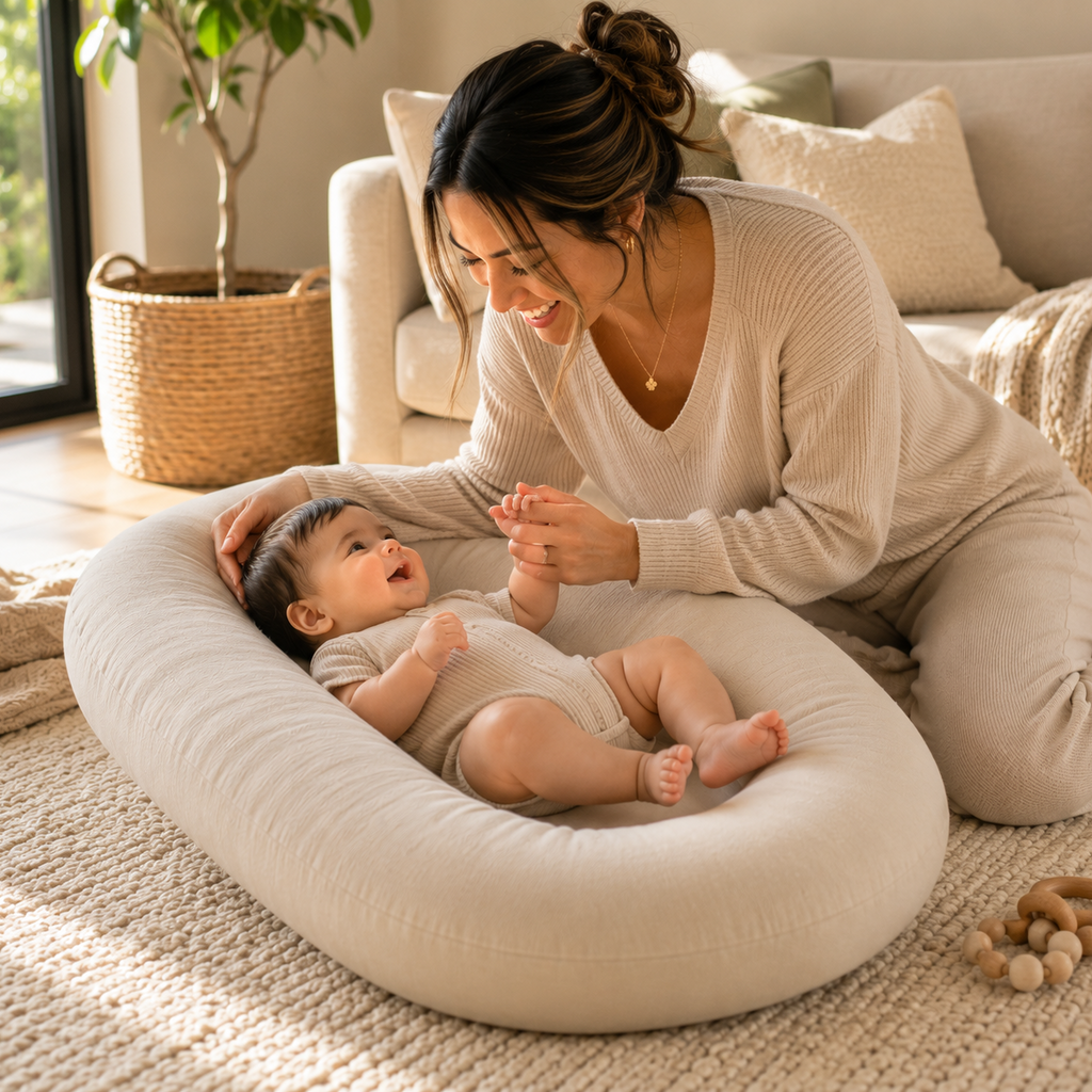 Ergonomic Infant Nest Lounger