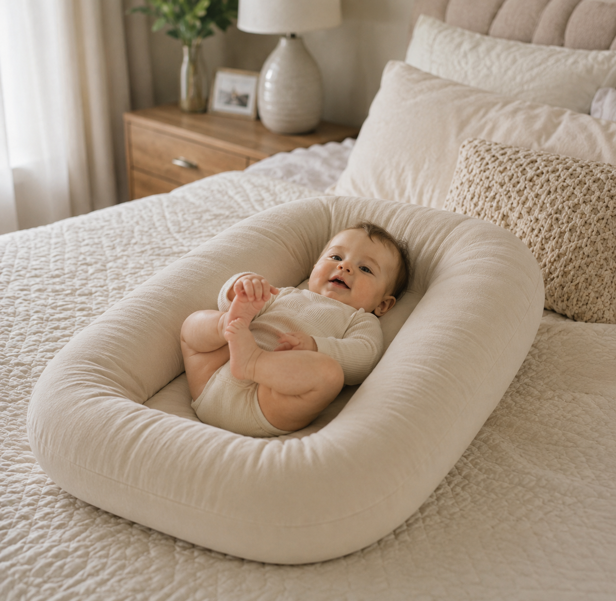 Ergonomic Infant Nest Lounger