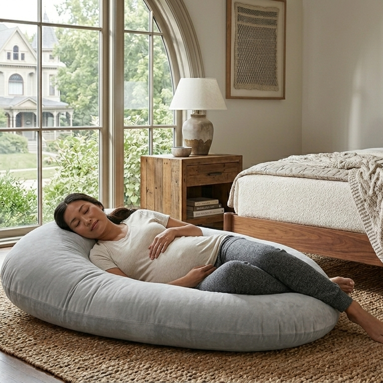 Huggable - U Shaped Maternity Body Pillow