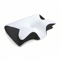 SnuggleNest Cervical Memory Foam Neck Pillow