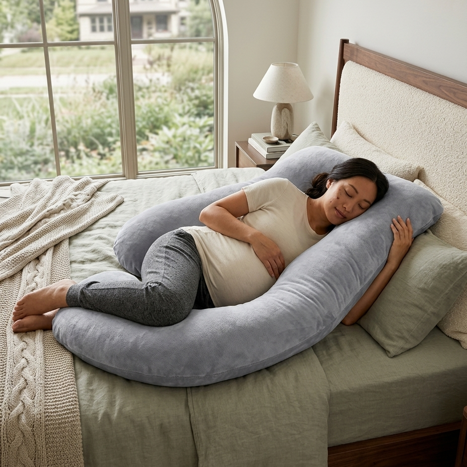Huggable - U Shaped Maternity Body Pillow